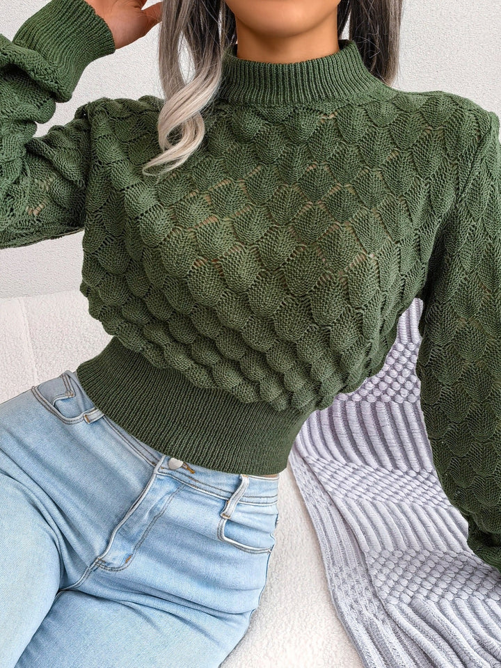 Melanie | Textured Cropped Jumper
