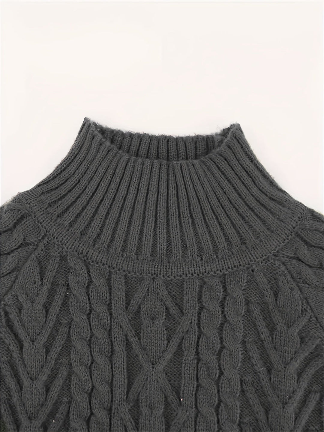 Eloise | Textured Half-Collar Jumper