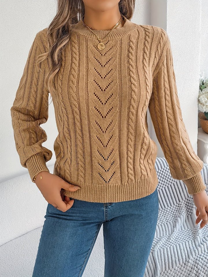 Blythe | Cable-Knit Textured Jumper