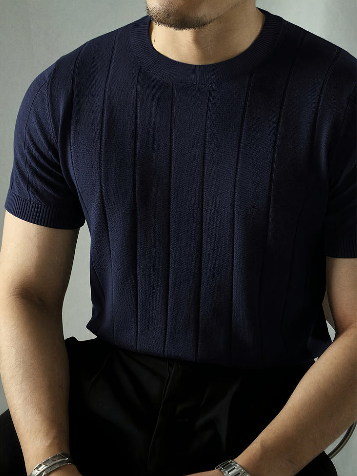 Curtis | Ribbed Short-Sleeve Top