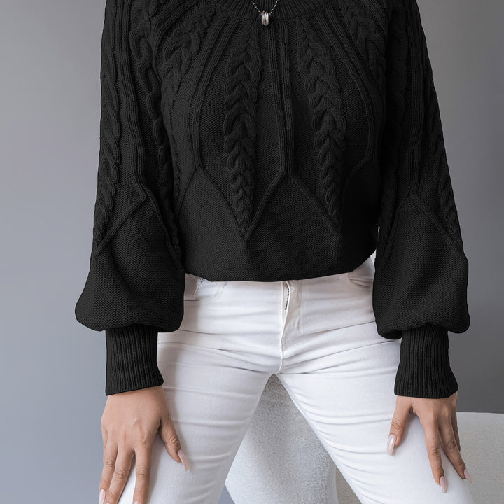 Elsie | Cable-Knit Textured Jumper