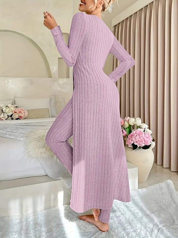 Marina | Ribbed Lounge Two-Piece Set