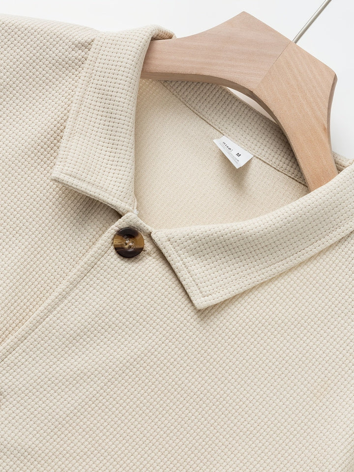 Foster | Textured Button-Up Jacket