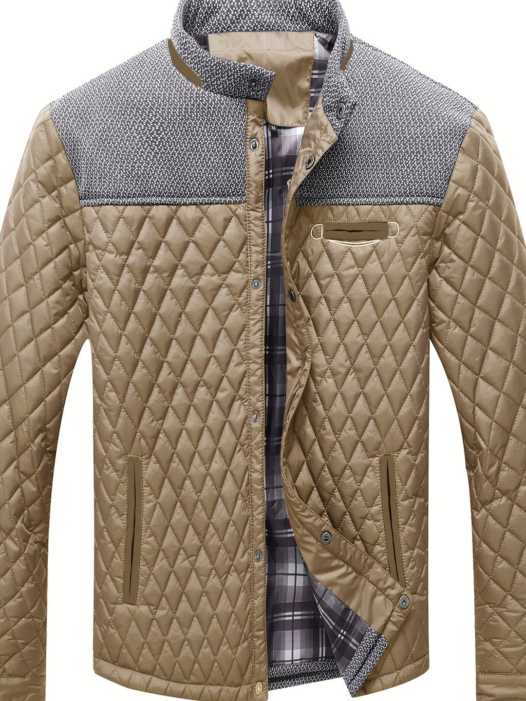 Alden | Quilted Stand-Collar Jacket
