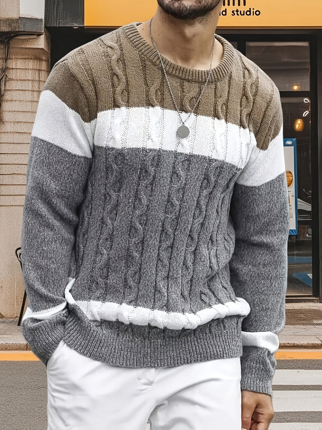Mason | Classic Cable-Knit Pullover