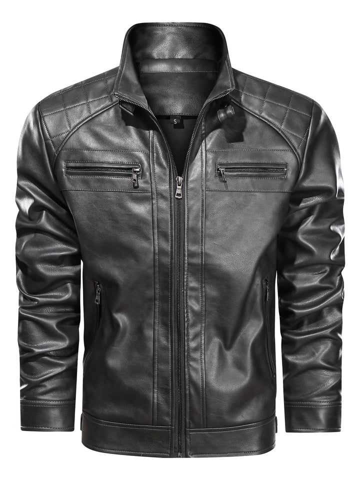 Ronan | Stand-Collar Biker Jacket