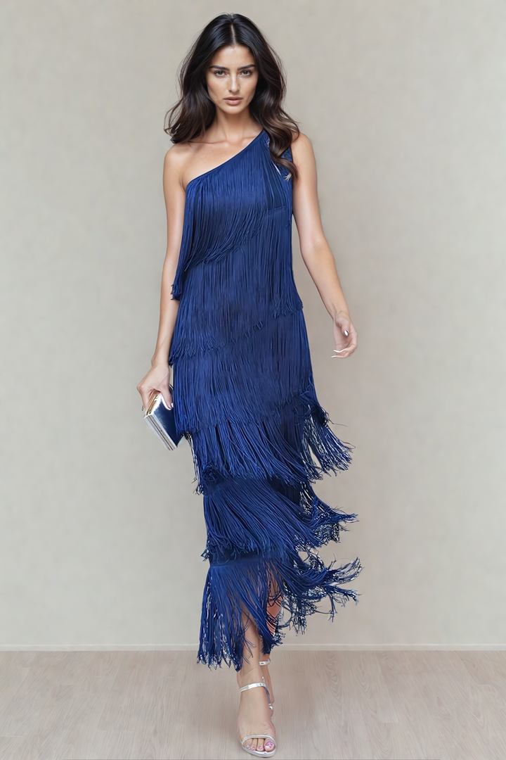 Faith | Stylish Dropped Shoulders Long Dress