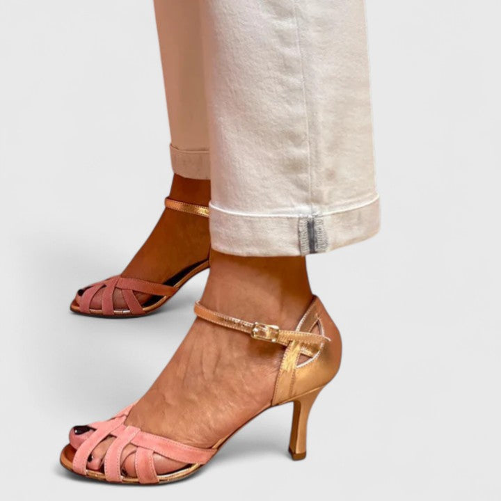Ashley | Premium Orthopedic Ankle Strap Heels