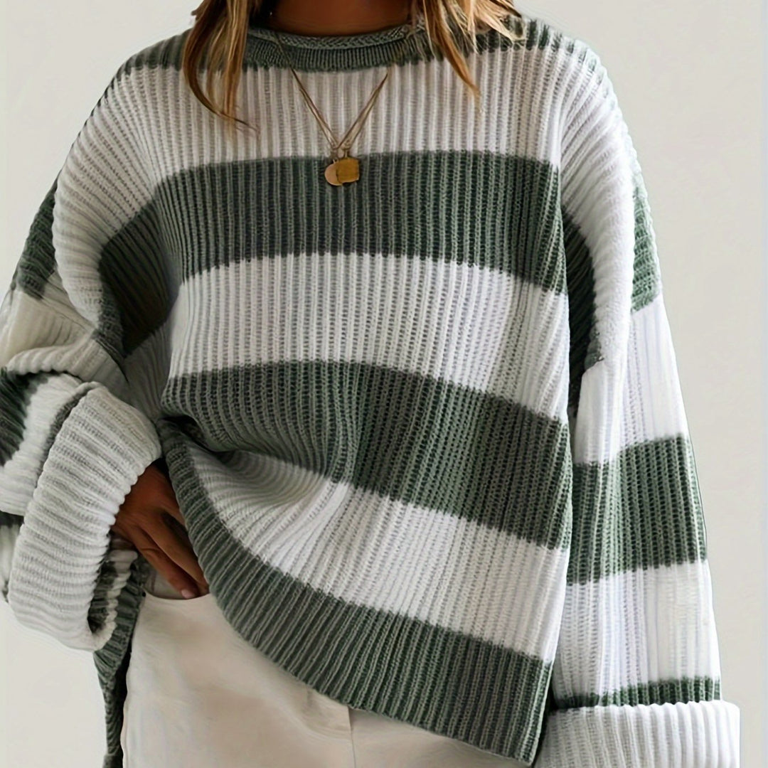 Ivy | Relaxed colourblock Jumper