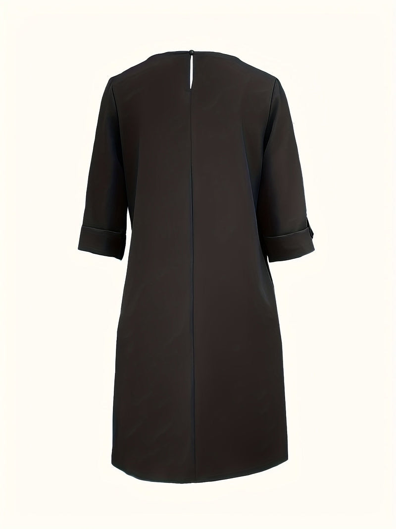 Emily | Comfortable Round Neck Dress