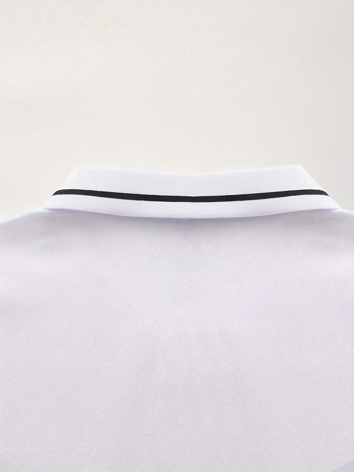 Dalton | Refined Long-Sleeve Polo Shirt