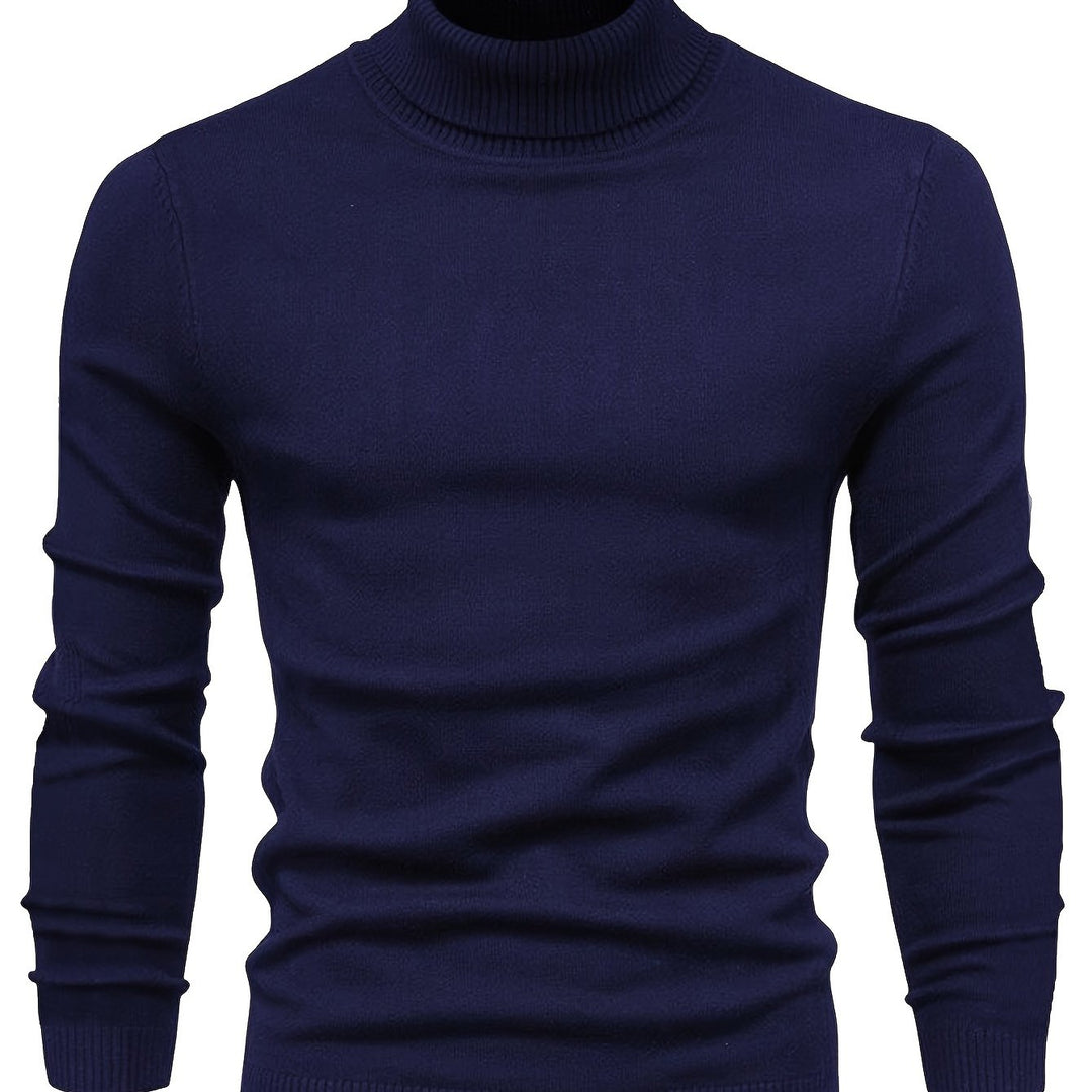 Malcolm | Classic Mock-Neck Jumper
