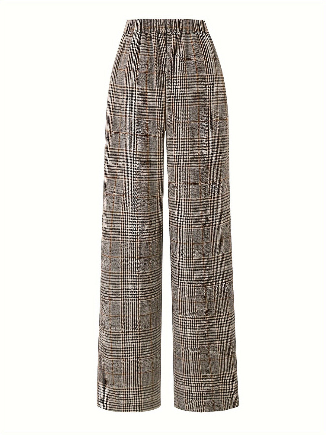 Matilda | Wide-Leg Plaid Trousers