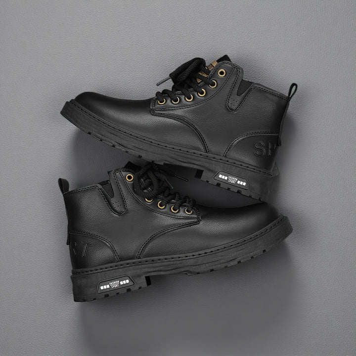 Archer | Rugged Lace-Up Ankle Boots