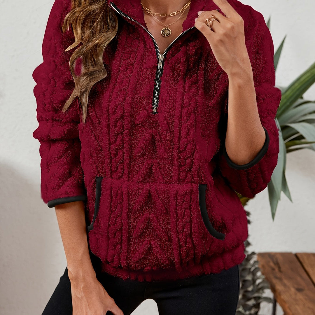 Delilah | Cozy Half-Zip Pullover