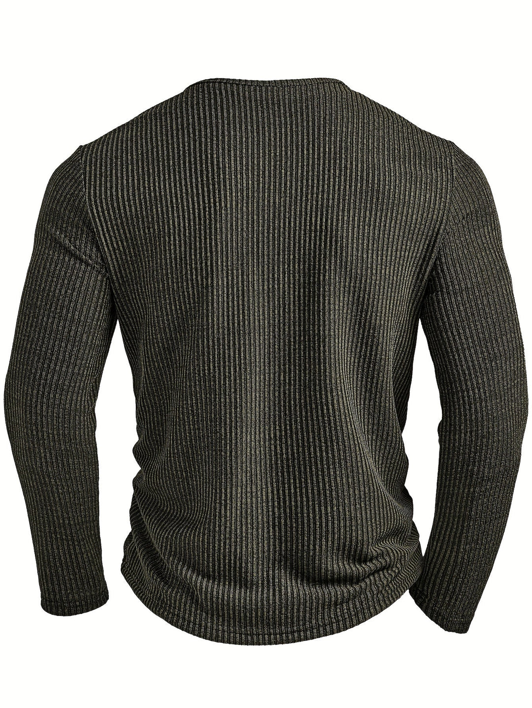 Griffin | Textured Ribbed Henley Shirt