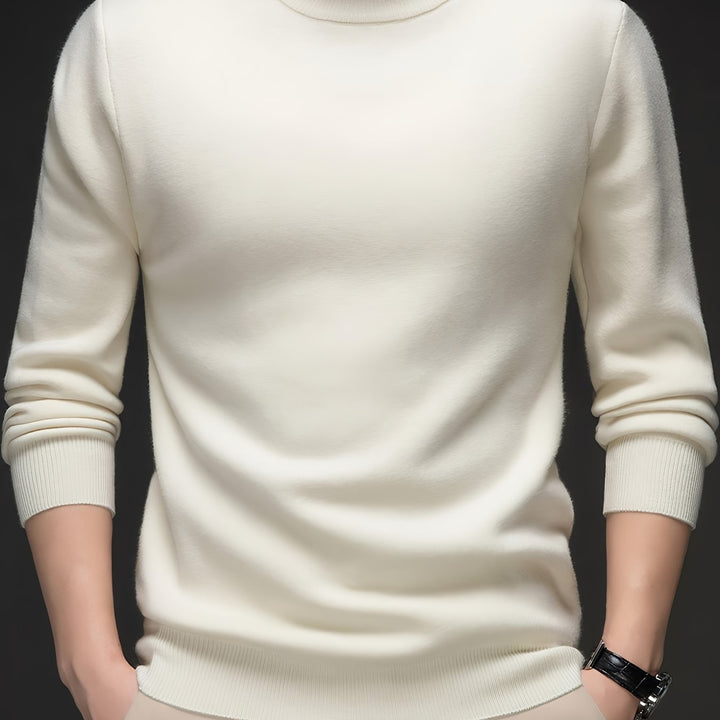 Russell | Refined Mock-Neck Jumper