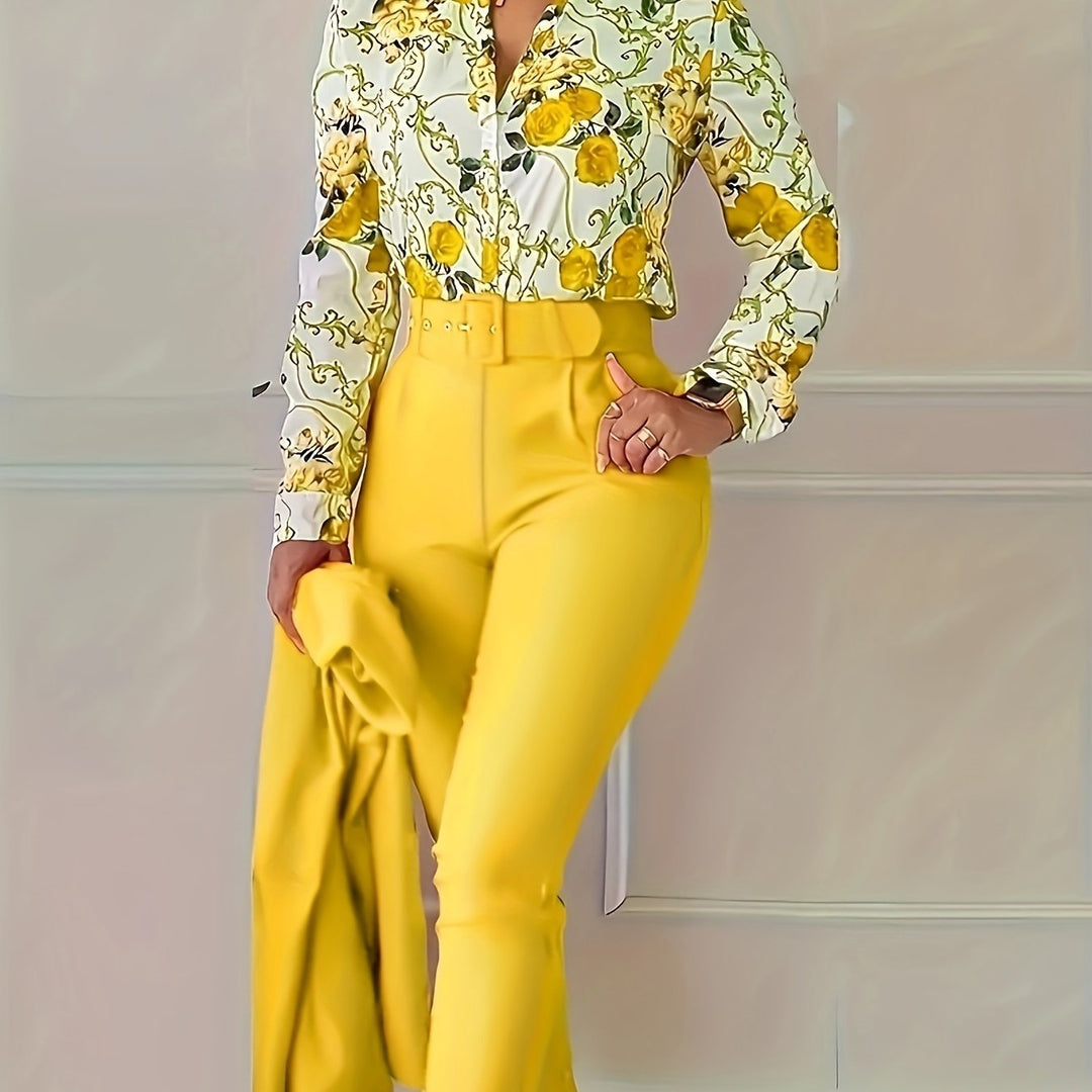 Susanna | Elegant Floral Two-Piece Set