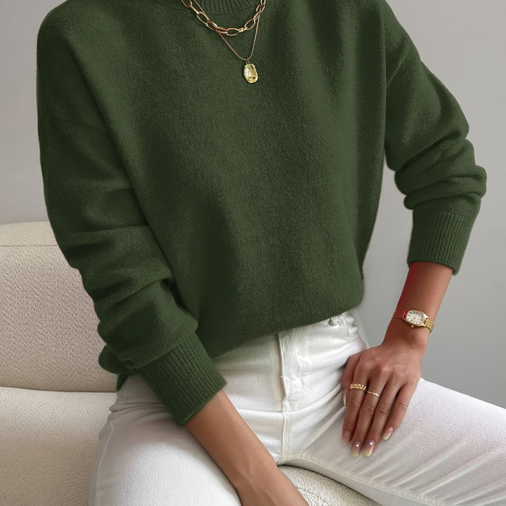 Lorelei | Refined Mock Neck Jumper