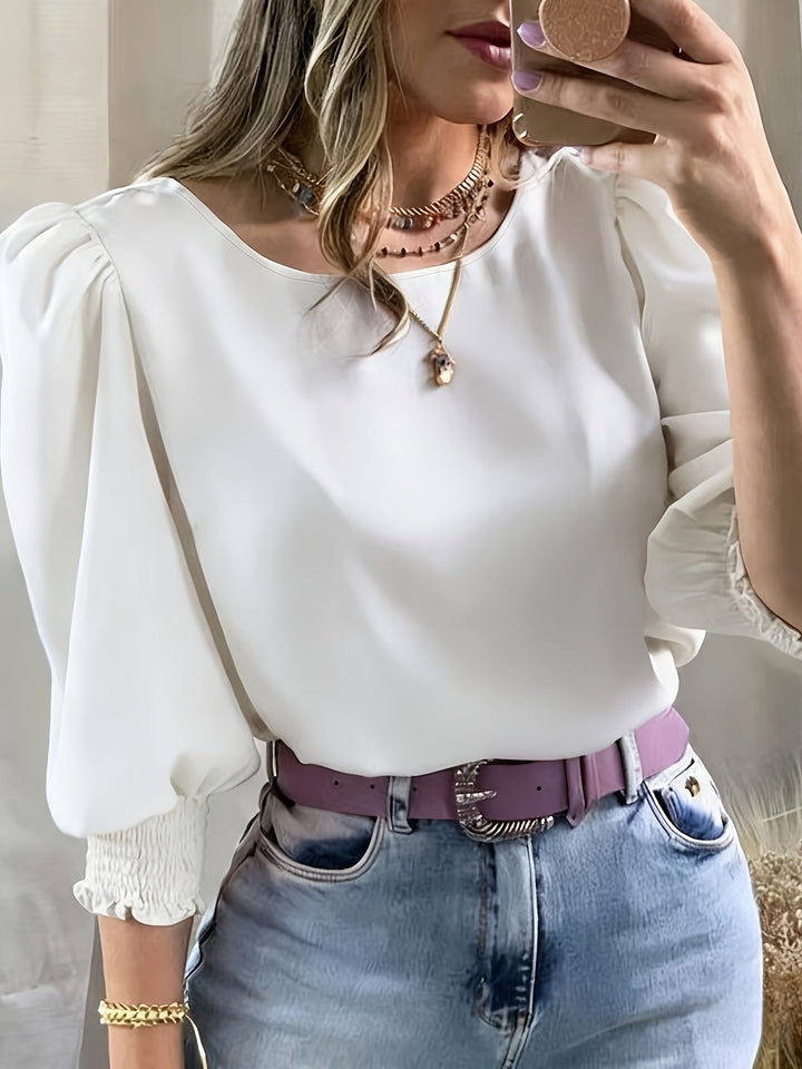Ellen | Puff-Sleeve Blouse