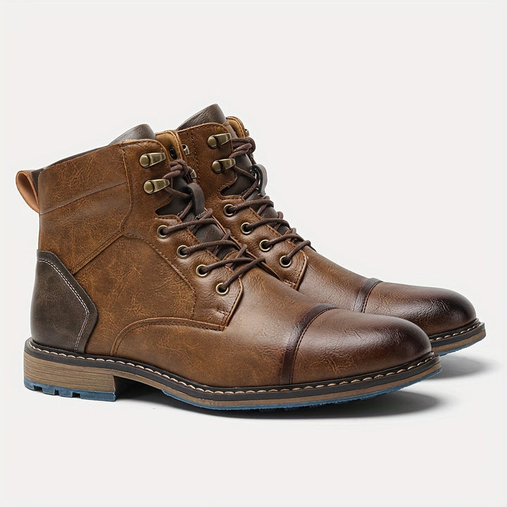 Rupert | Refined Cap-Toe Ankle Boots