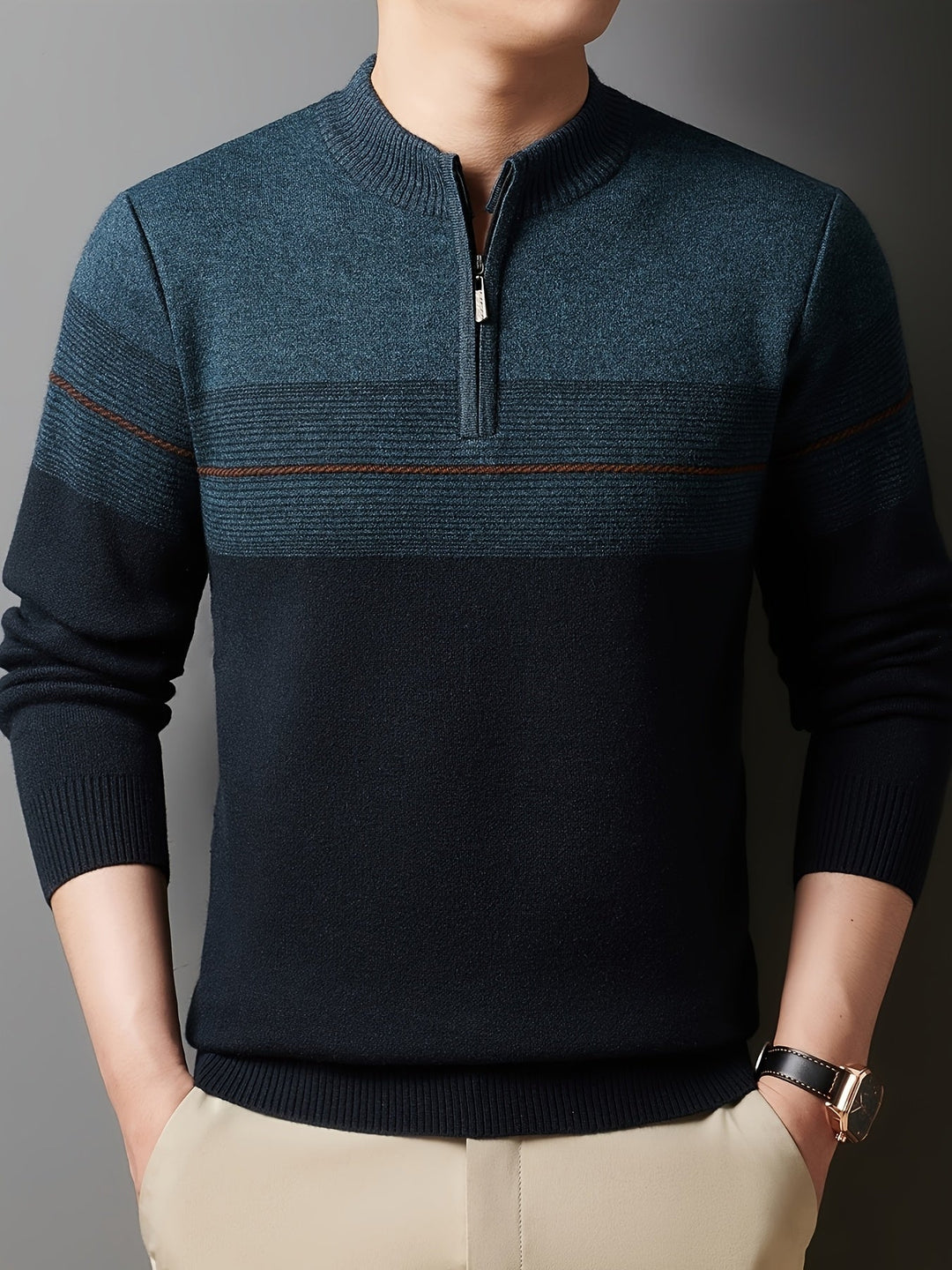 Oscar | Zip-Neck Jumper