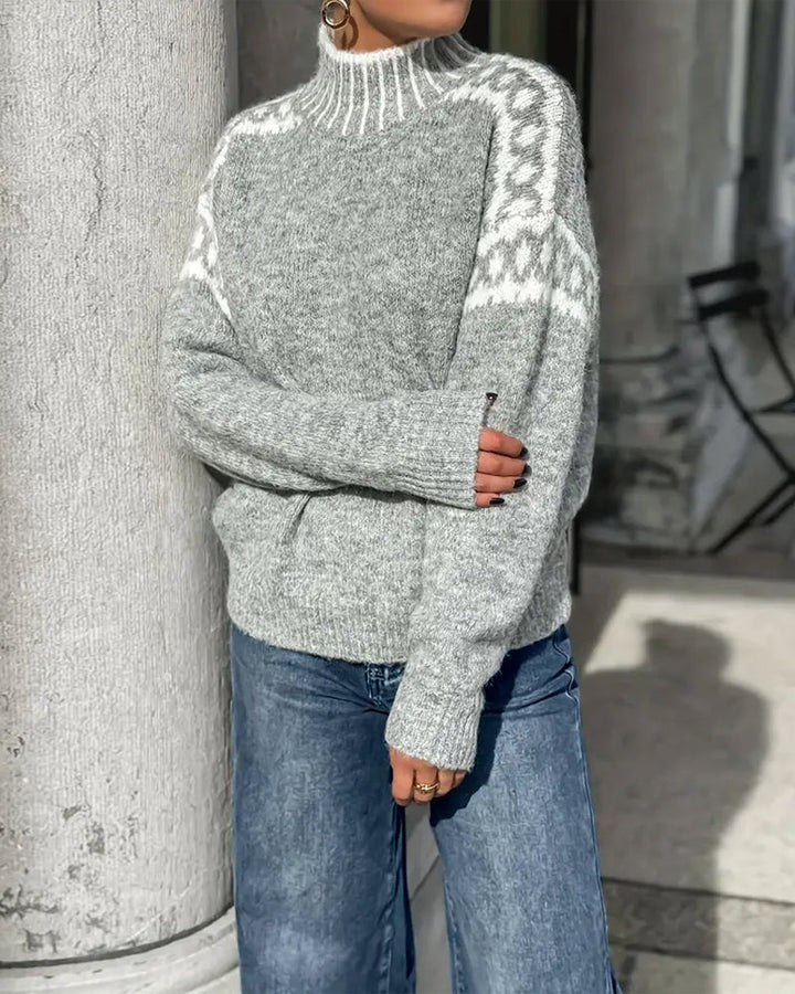Aurelia | Cozy Patterned Jumper