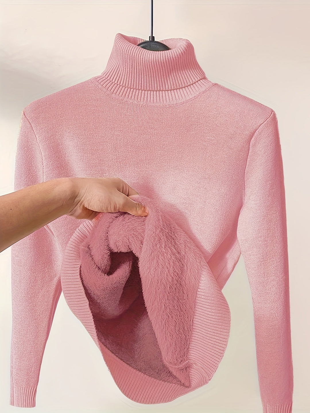 Selena | Cozy Lined High-Neck Jumper