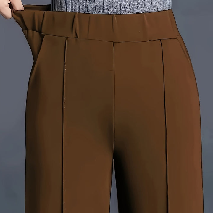 Claudia | High-Waisted Wide-Leg Trousers