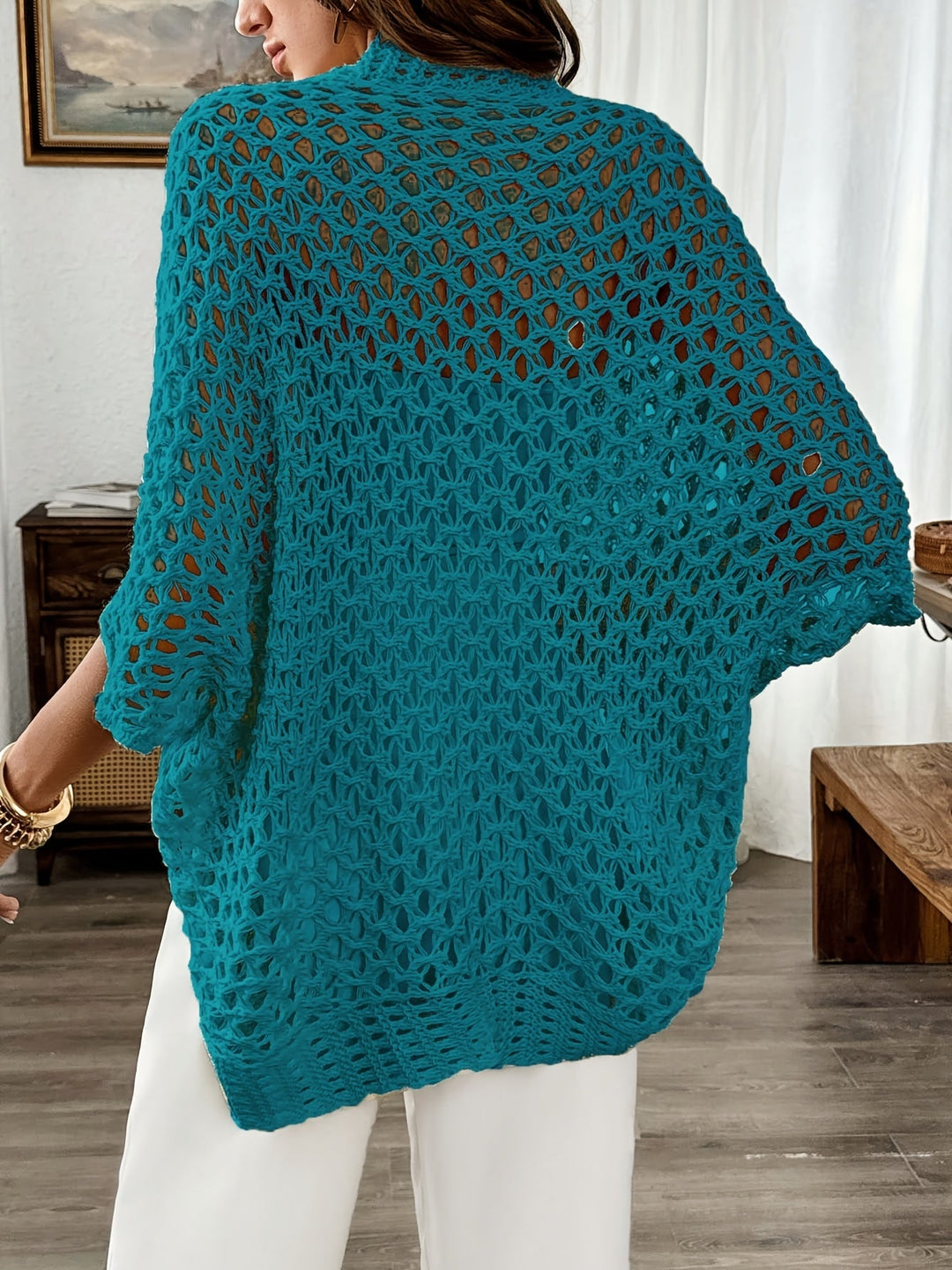 Susannah | Open-Front Batwing Cardigan