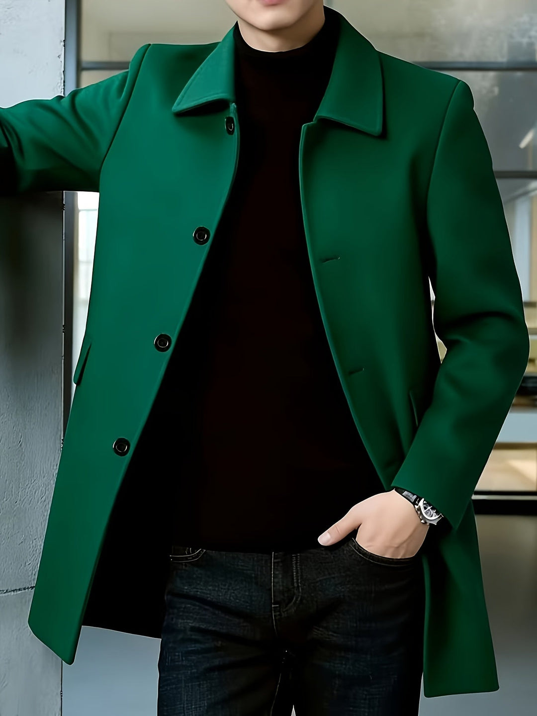 Gerard | Refined Single-Breasted Overcoat