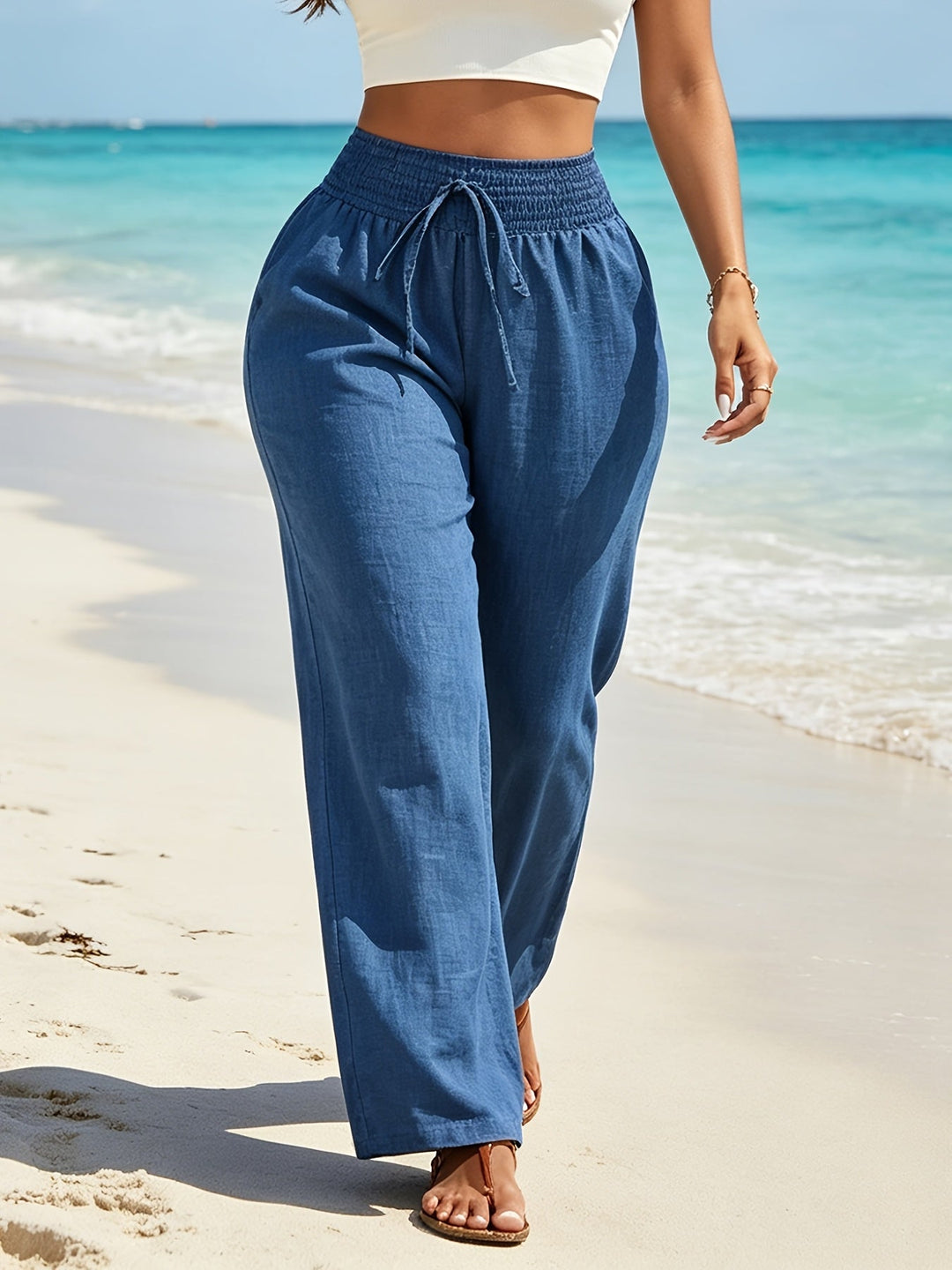 Rosalie | Flowing Wide-Leg Trousers