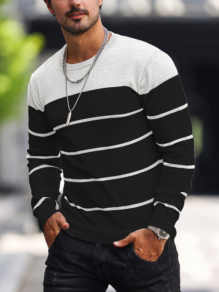 Henry | Striped Crew Neck Jumper