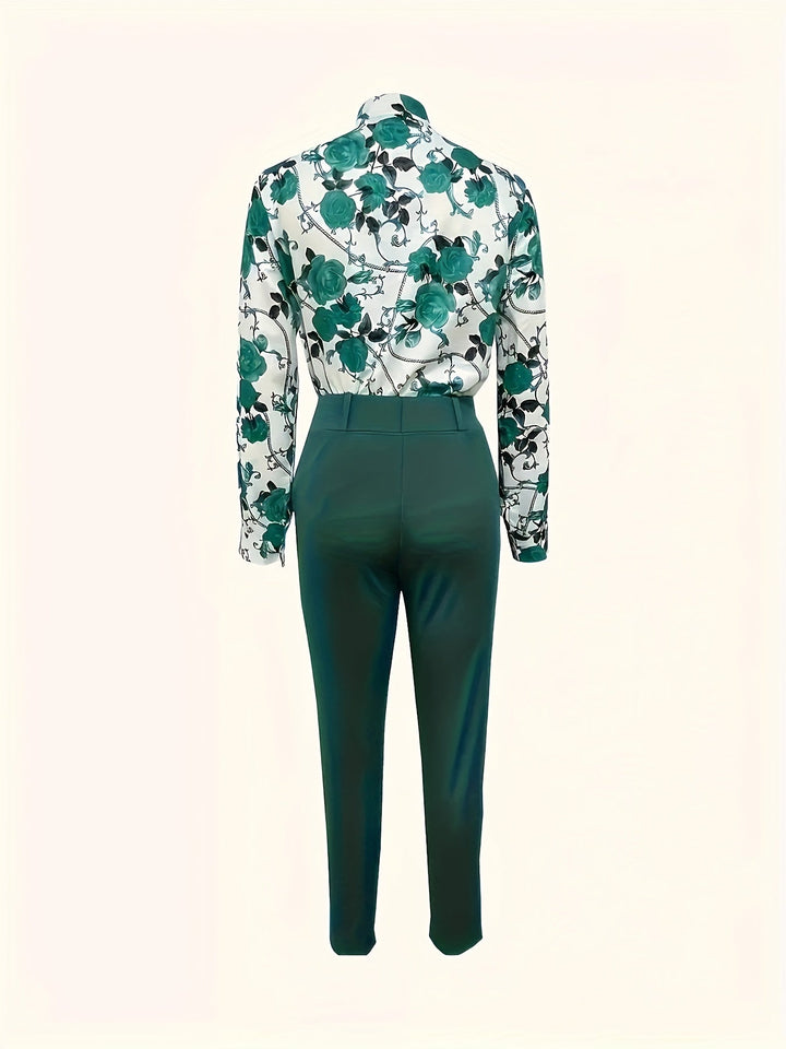 Susanna | Elegant Floral Two-Piece Set