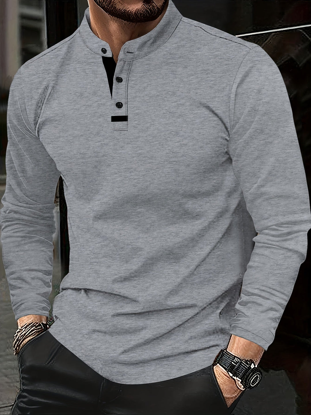 Jasper | Refined Long-Sleeve Henley