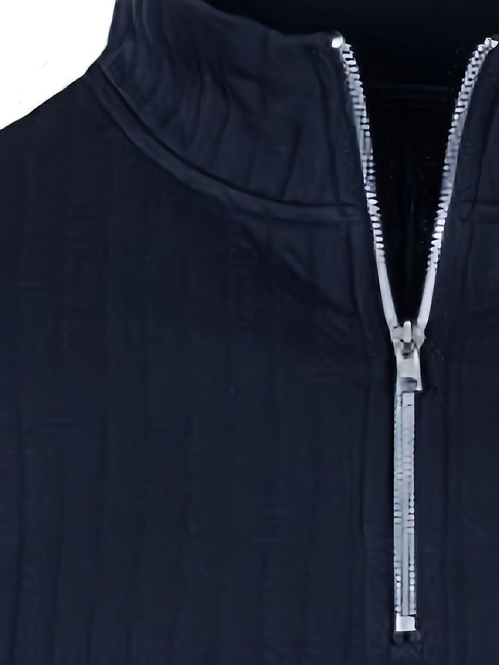 Thatcher | Ribbed Quarter-Zip Jumper