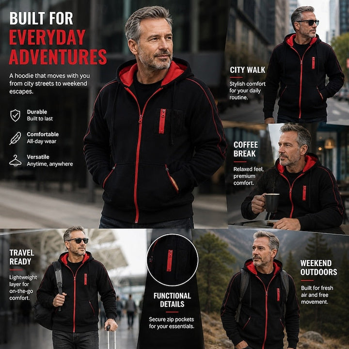Dorian | Full-Zip Hooded Jacket