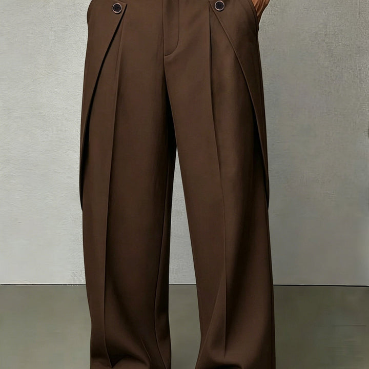 Hudson | Pleated Wide-Leg Trousers