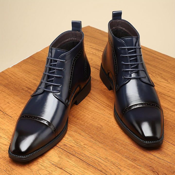 Everly | Refined Cap-Toe Ankle Boots