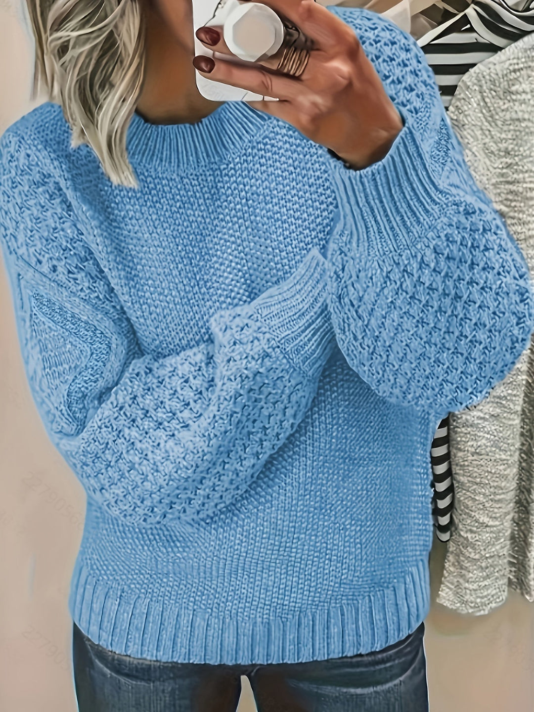 Bonnie | Cozy Lantern-Sleeve Jumper