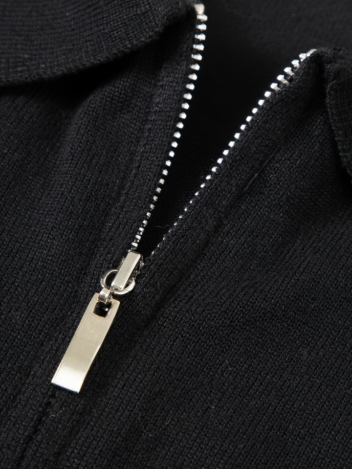 Donovan | Refined Quarter-Zip Polo Jumper