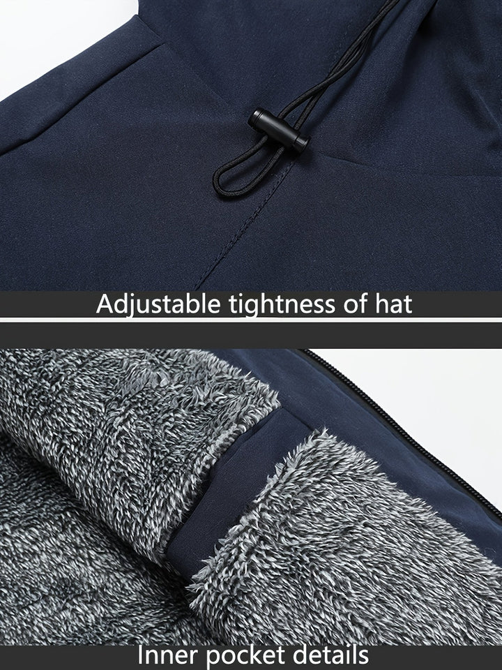 Victor | Cozy Fleece-Lined Hooded Jacket