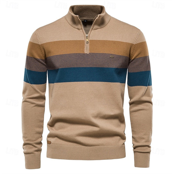 Gerald | Quarter-Zip Knit Jumper