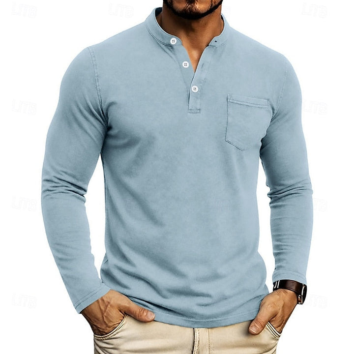 Weston | Classic Henley Long Sleeve Shirt