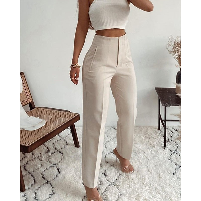 Adrienne | High-Waisted Tailored Trousers