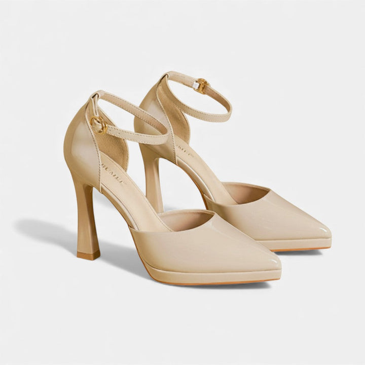 Evette | Stylish Ankle Strap Pointed Heels