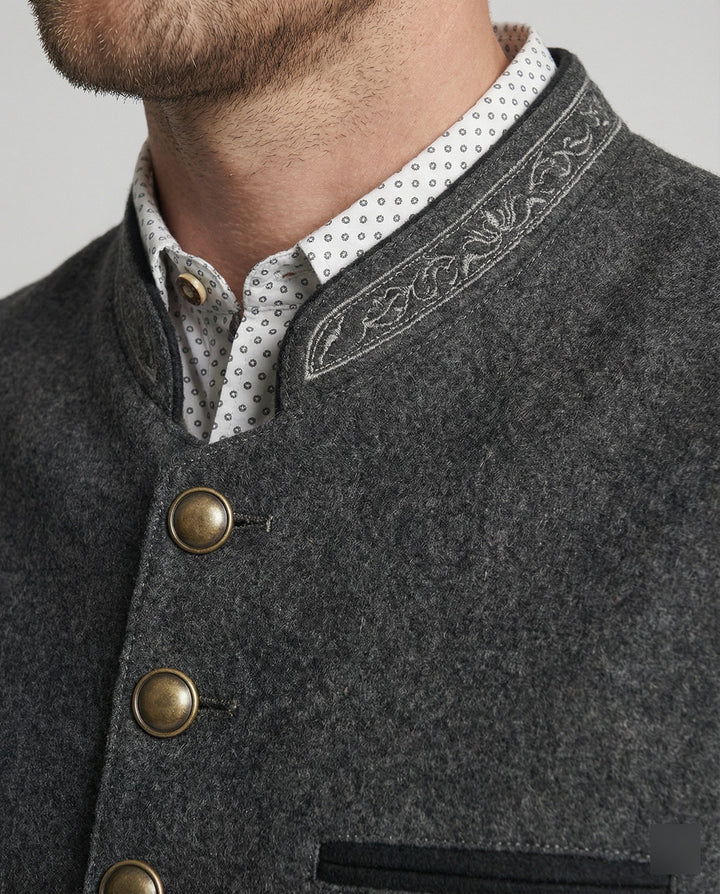 Frederick | Traditional Standing-Collar Vest