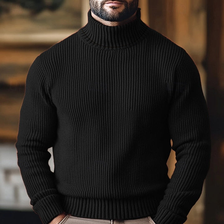 Jonathan | Ribbed Turtleneck Jumper