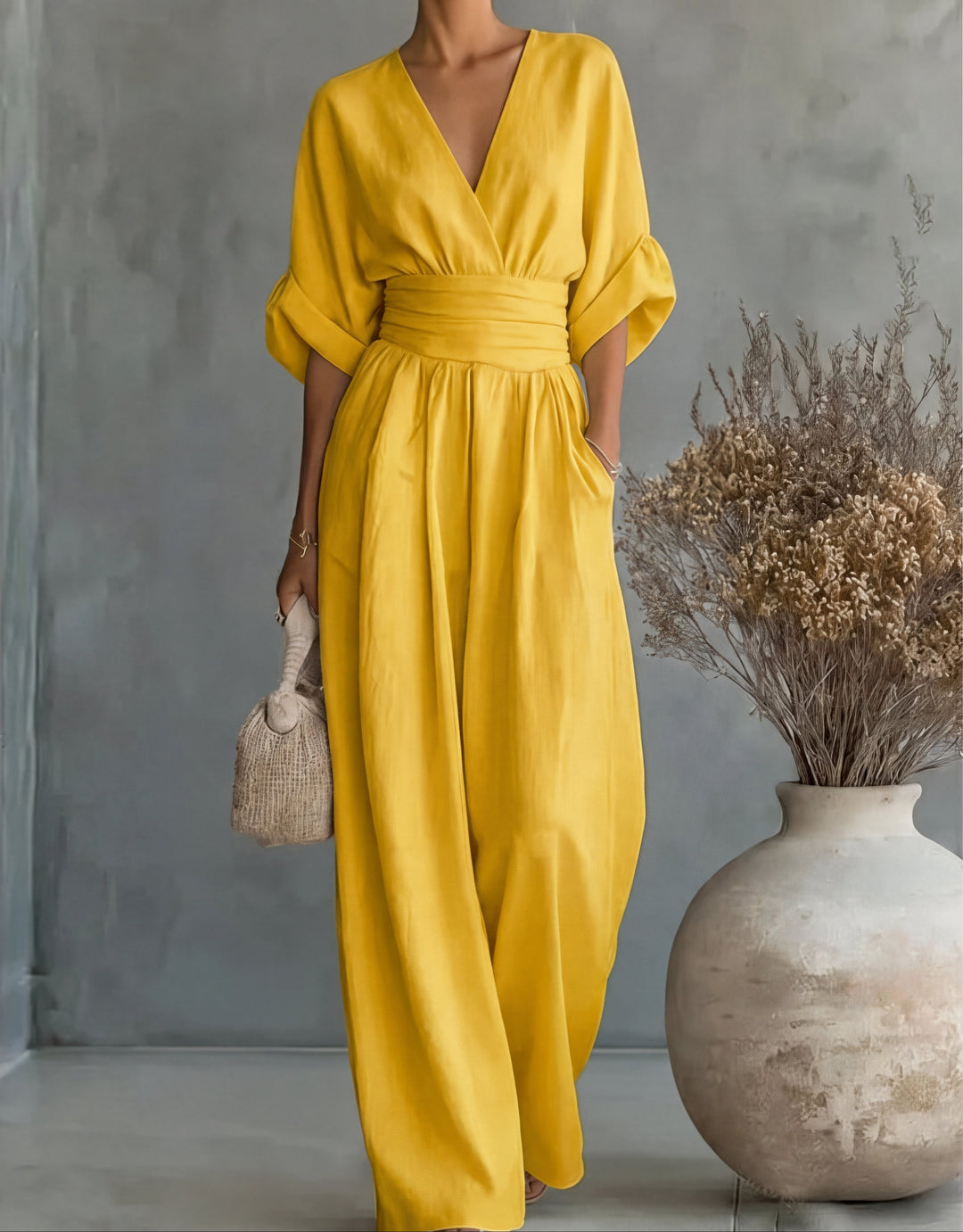 Genevieve | Elegant Wide-Leg Jumpsuit
