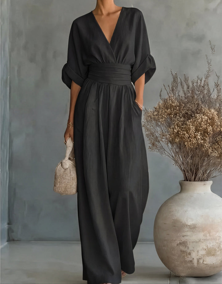 Genevieve | Elegant Wide-Leg Jumpsuit